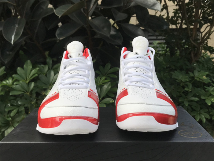 Authentic Air Jordan 23 White Varsity Red