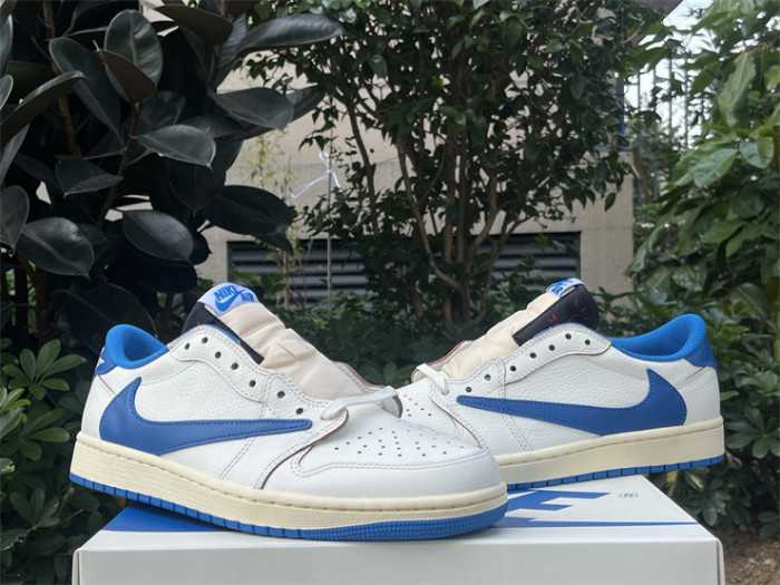 Authentic Travis Scott x fragment design x Air Jordan 1 Low OG
