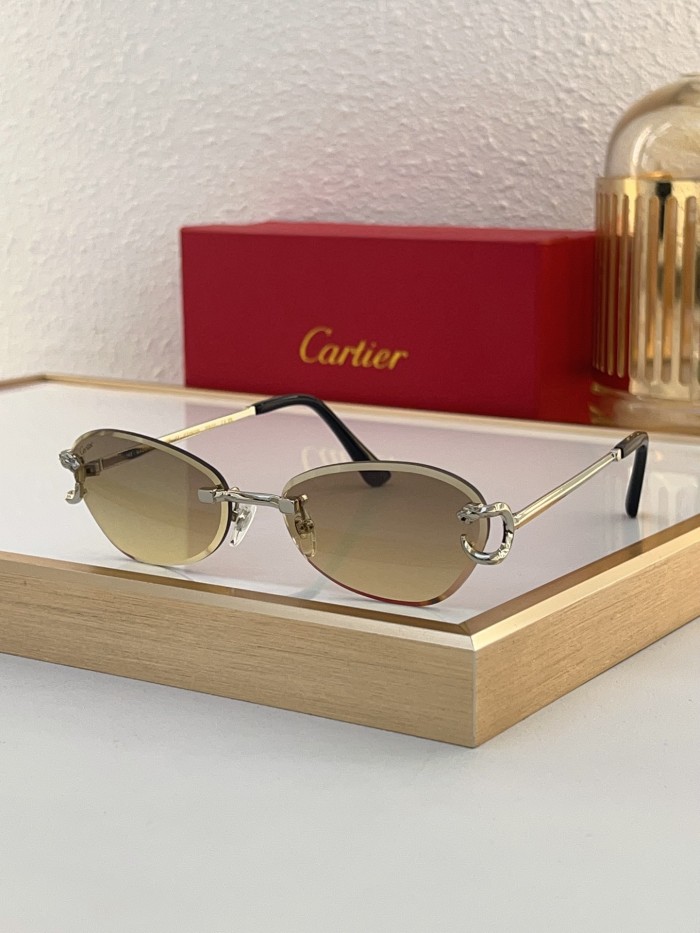 Cartier Sunglasses AAAA-7956