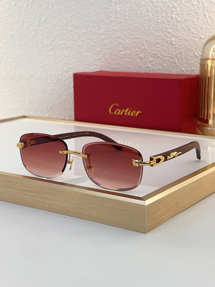 Cartier Sunglasses AAAA-7839