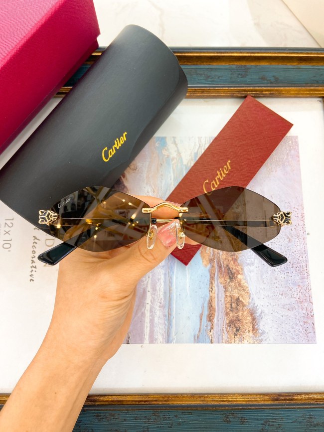 Cartier Sunglasses AAAA-7576