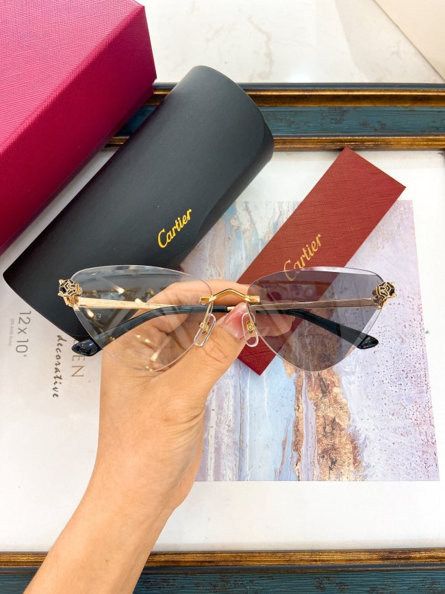 Cartier Sunglasses AAAA-7634