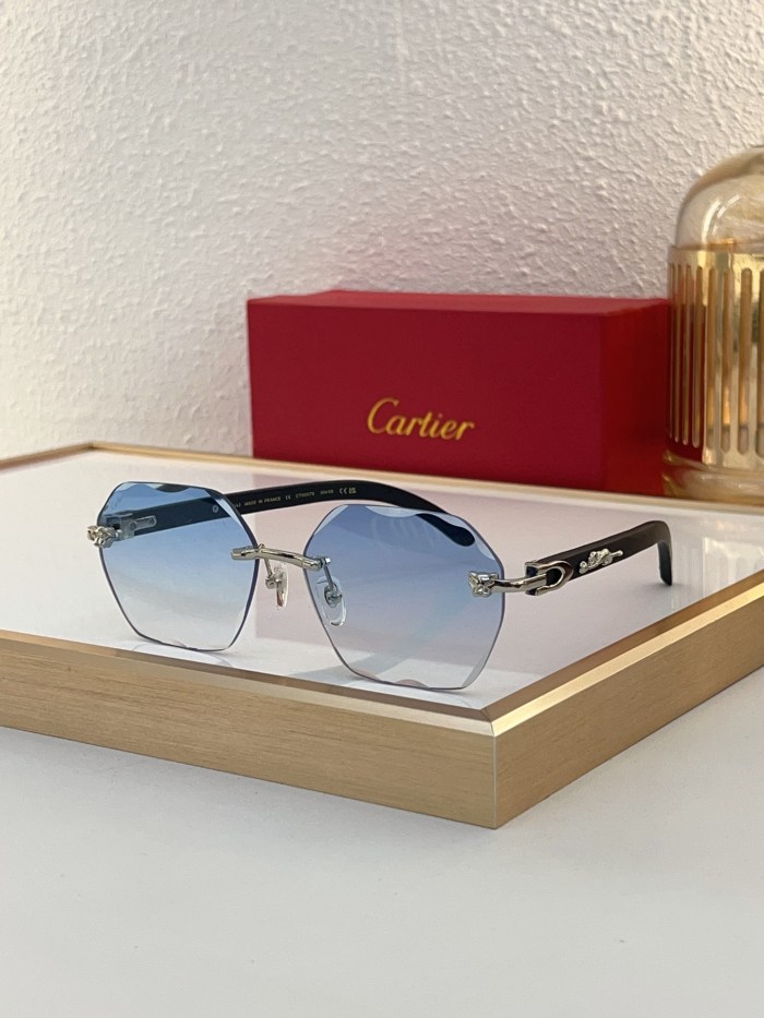 Cartier Sunglasses AAAA-7856