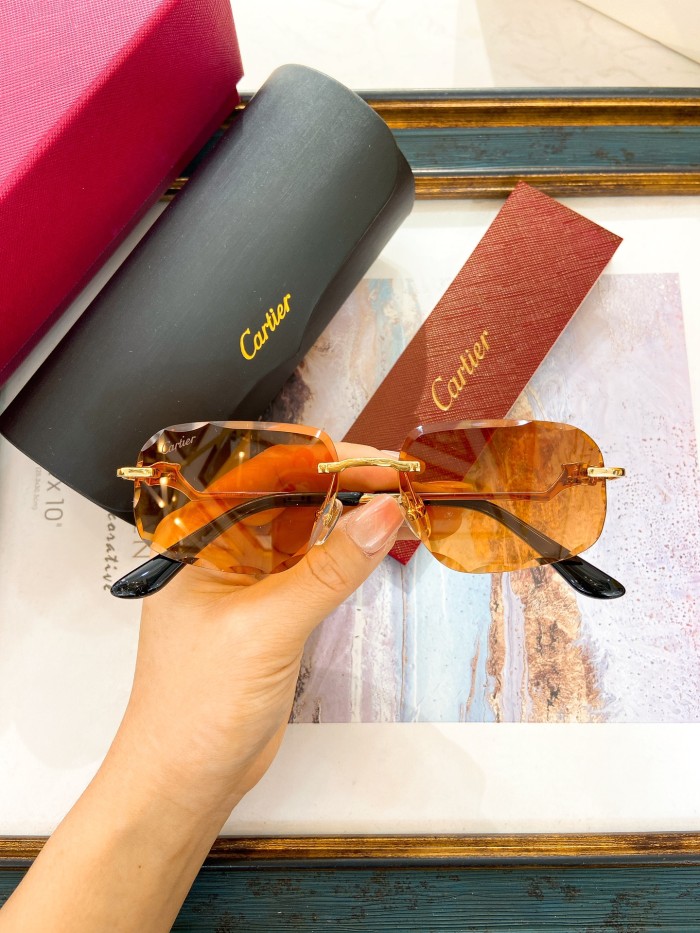 Cartier Sunglasses AAAA-8075