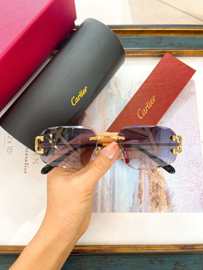 Cartier Sunglasses AAAA-8120