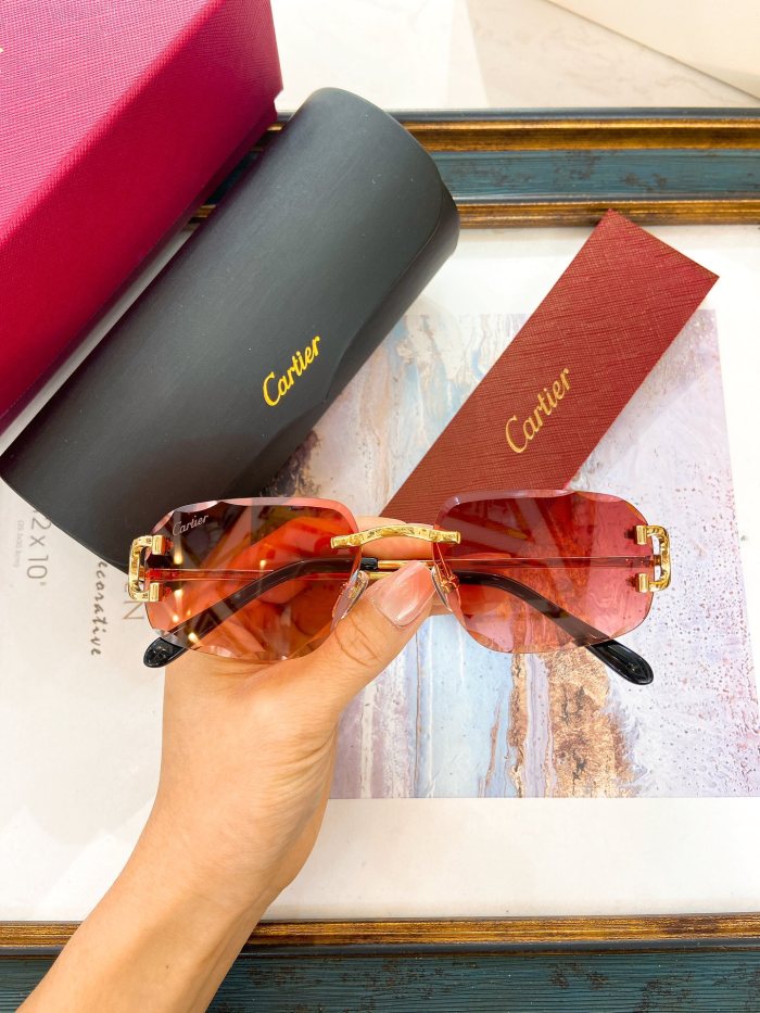 Cartier Sunglasses AAAA-8119