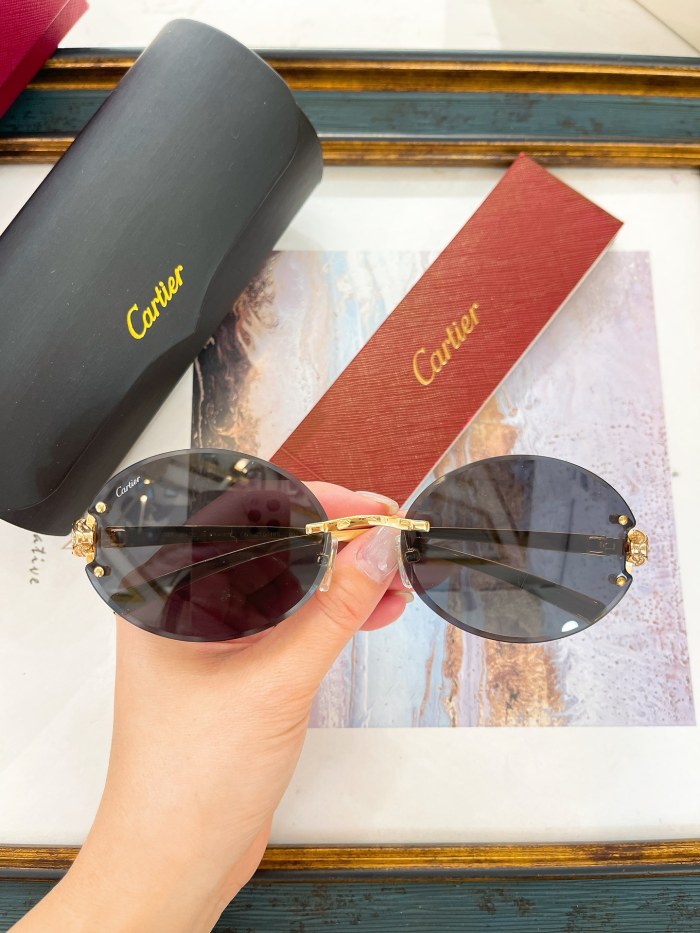 Cartier Sunglasses AAAA-8114