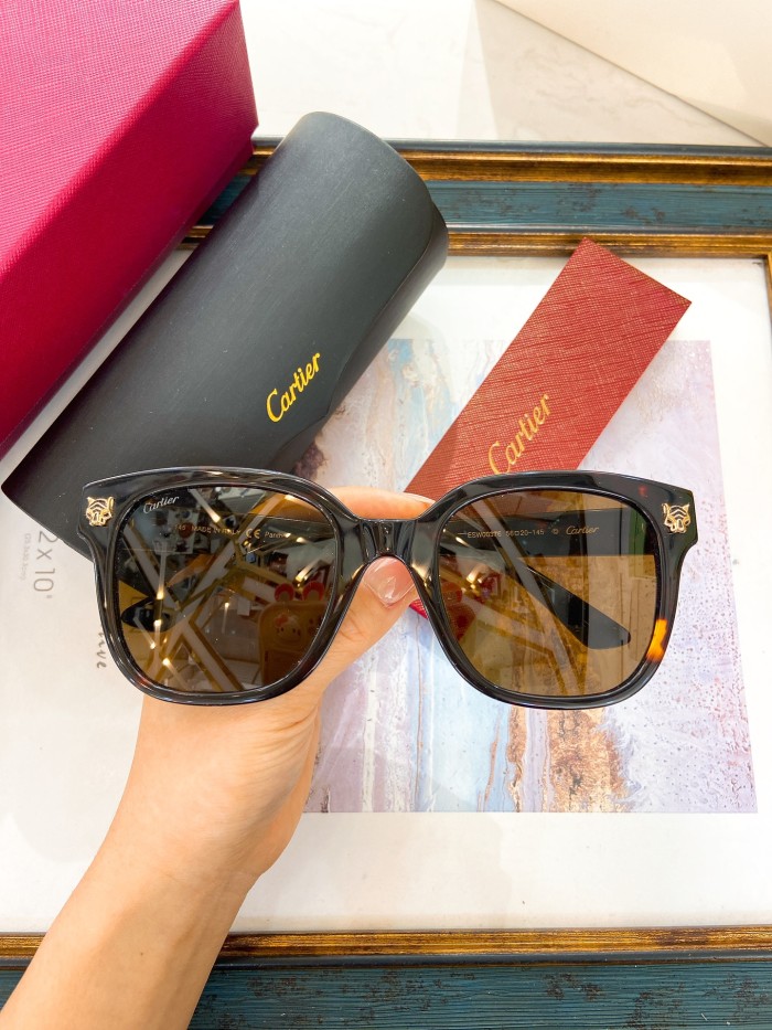 Cartier Sunglasses AAAA-8134