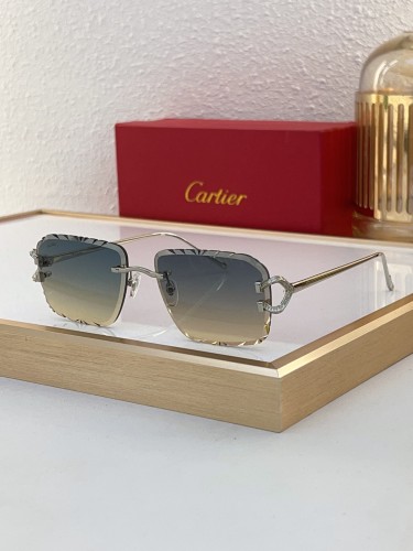 Cartier Sunglasses AAAA-8044