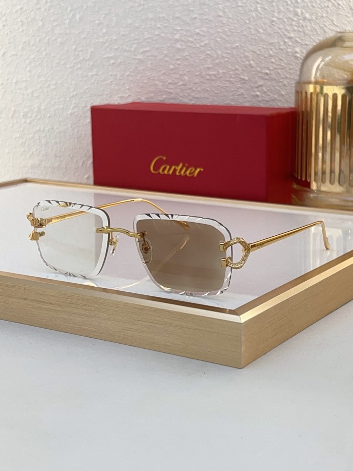 Cartier Sunglasses AAAA-8047