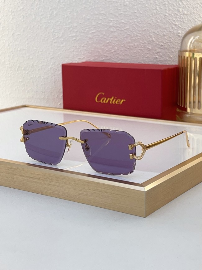 Cartier Sunglasses AAAA-8041