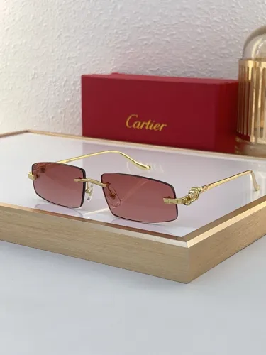 Cartier Sunglasses AAAA-8021