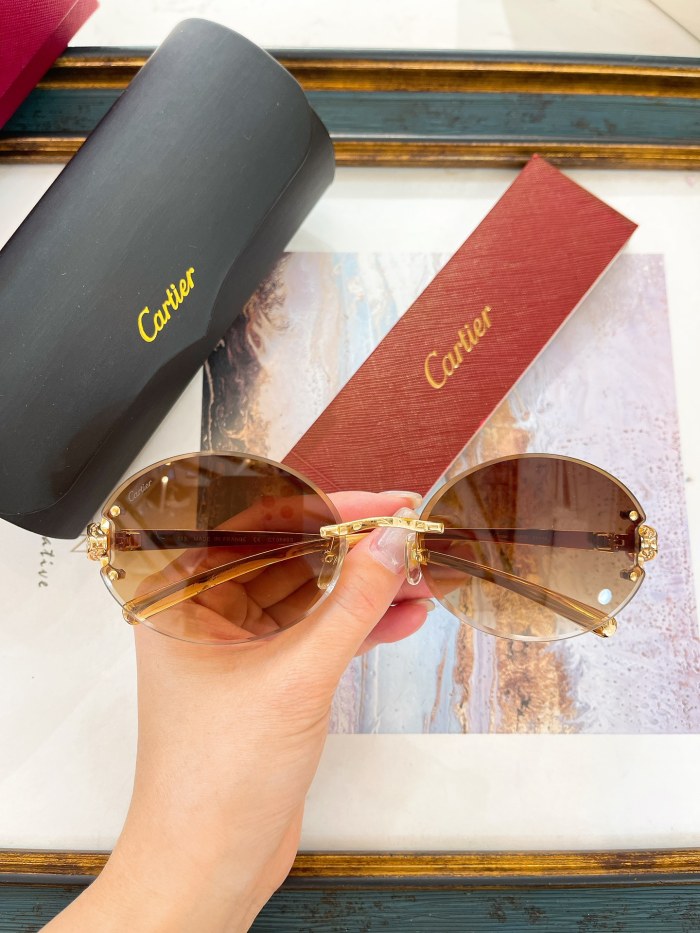 Cartier Sunglasses AAAA-8118
