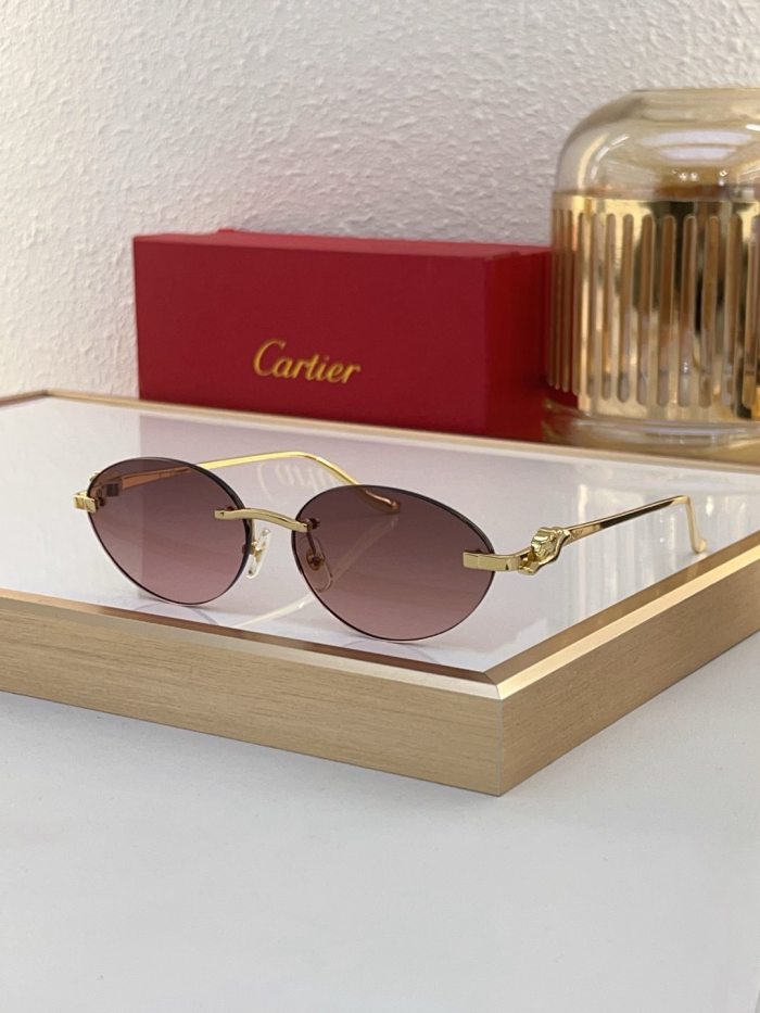 Cartier Sunglasses AAAA-8017
