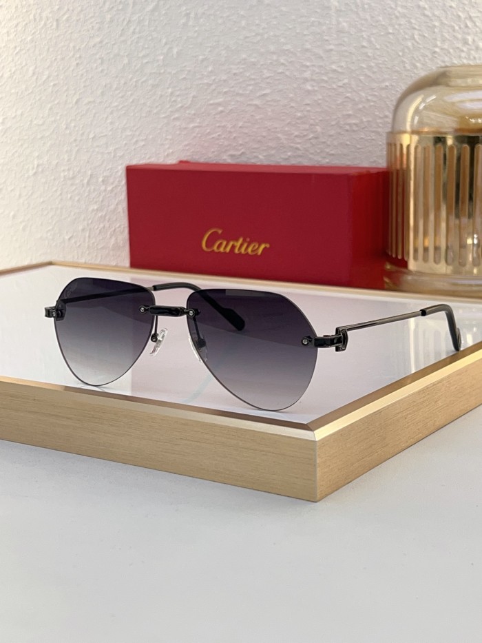 Cartier Sunglasses AAAA-8053