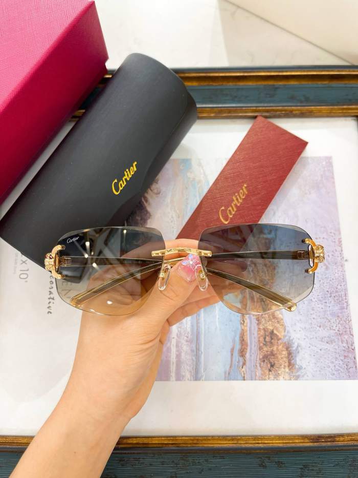 Cartier Sunglasses AAAA-8409
