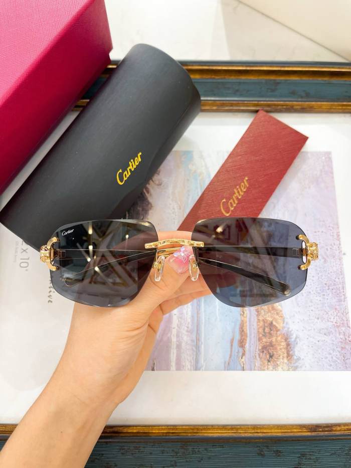 Cartier Sunglasses AAAA-8406