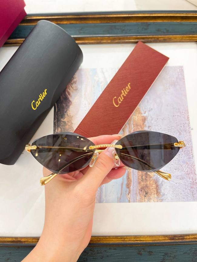 Cartier Sunglasses AAAA-8444