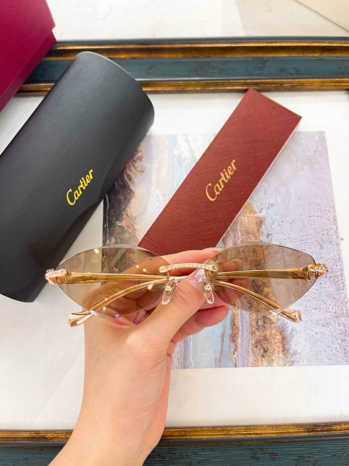 Cartier Sunglasses AAAA-8446
