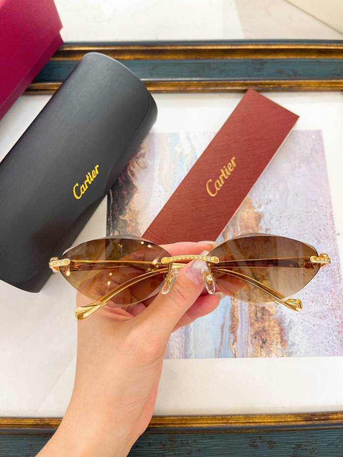 Cartier Sunglasses AAAA-8450