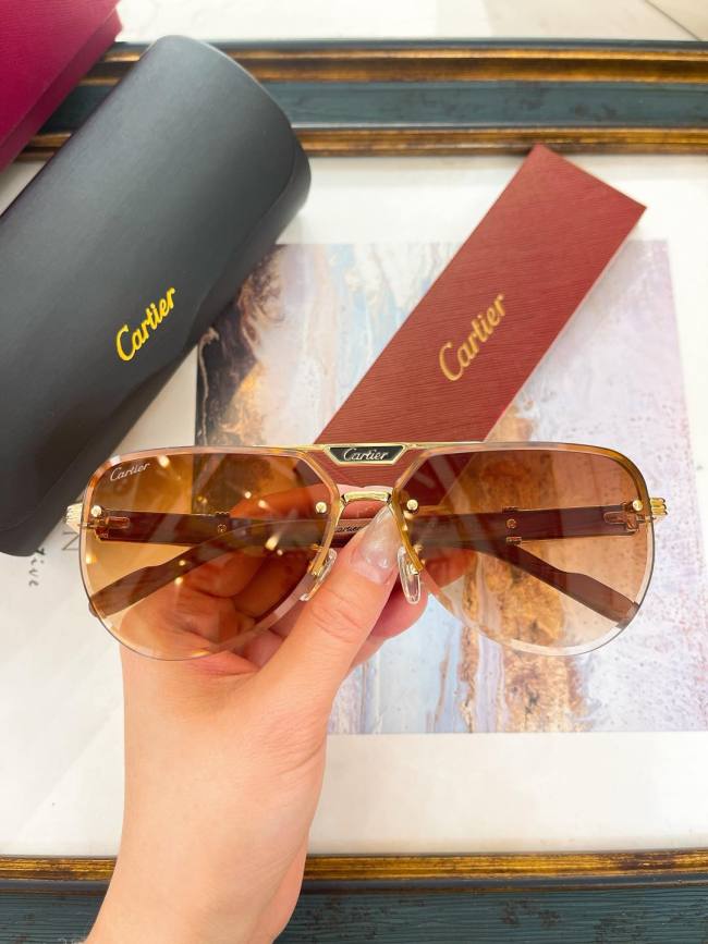 Cartier Sunglasses AAAA-8475