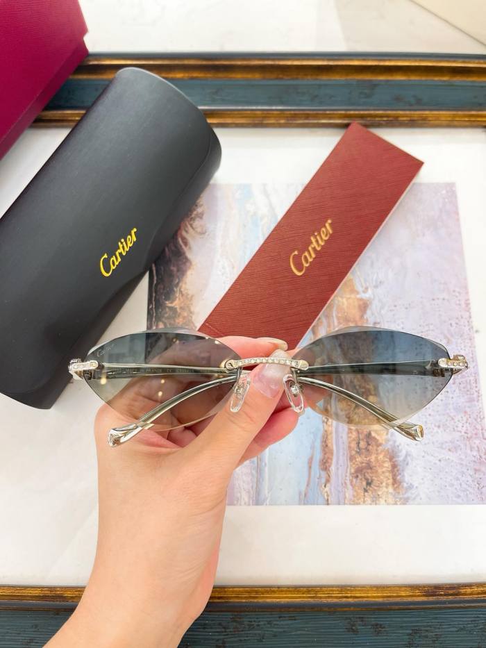 Cartier Sunglasses AAAA-8447