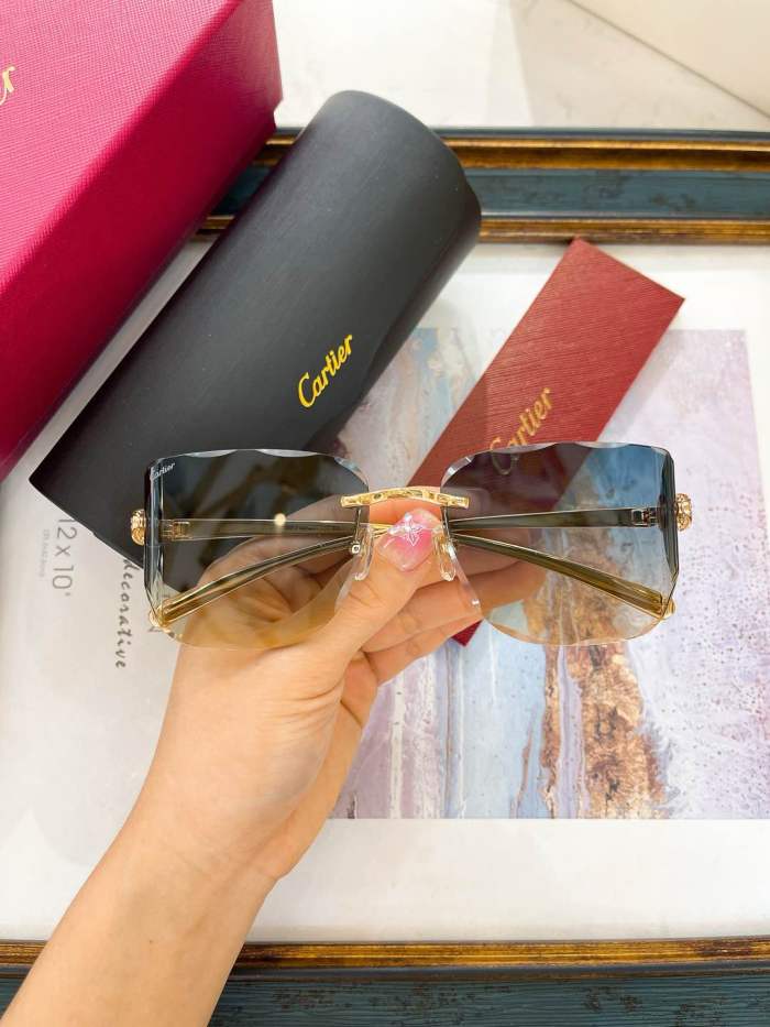 Cartier Sunglasses AAAA-8410