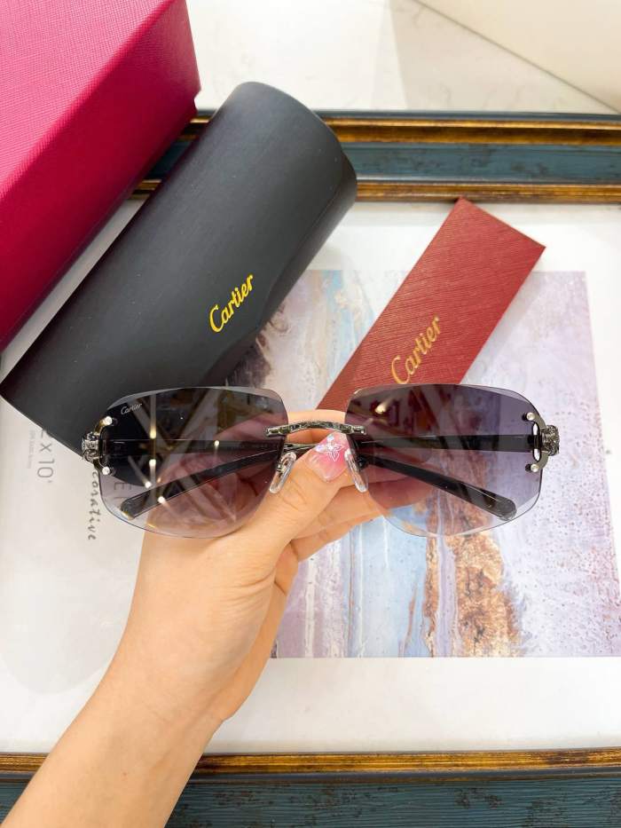 Cartier Sunglasses AAAA-8408