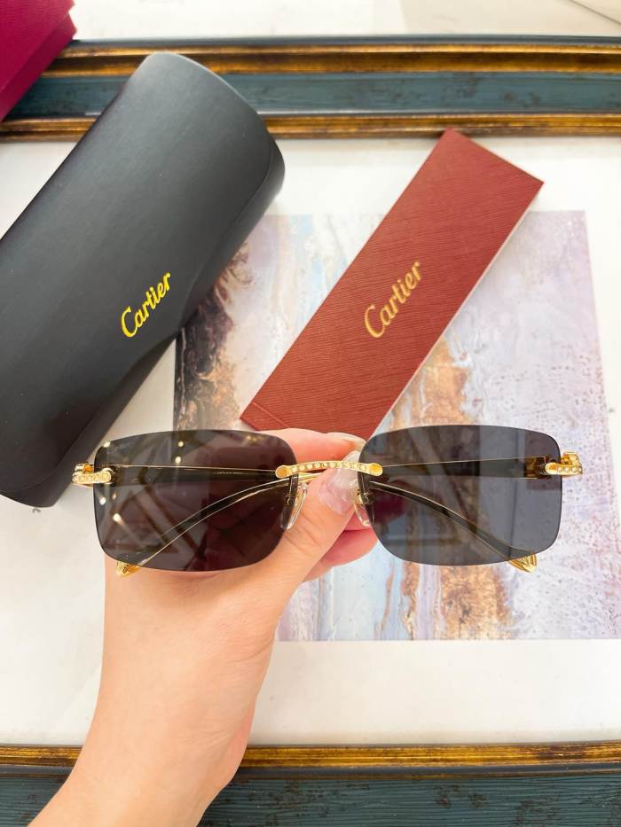 Cartier Sunglasses AAAA-8395