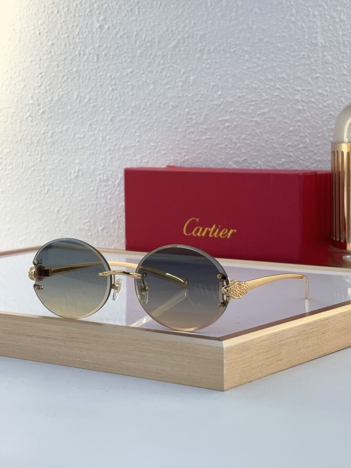 Cartier Sunglasses AAAA-8438