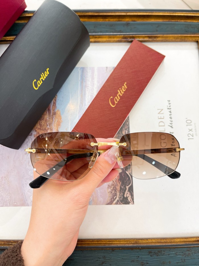 Cartier Sunglasses AAAA-8377
