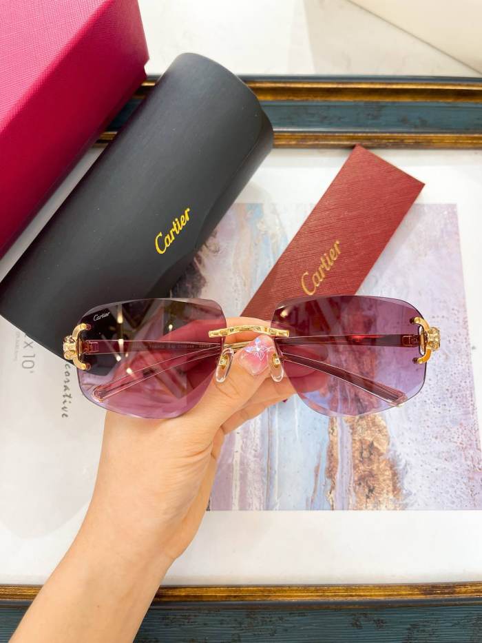 Cartier Sunglasses AAAA-8412
