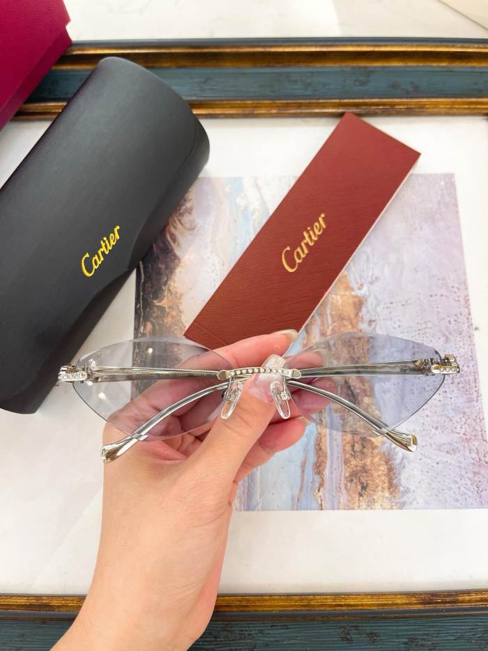 Cartier Sunglasses AAAA-8442