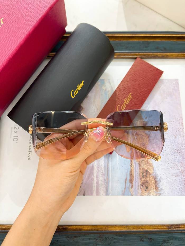 Cartier Sunglasses AAAA-8413
