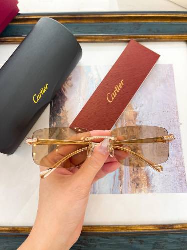 Cartier Sunglasses AAAA-8400