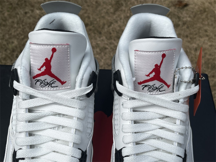 Authentic Air Jordan 4 OG “White Cement” 2025