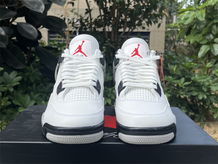 Authentic Air Jordan 4 OG “White Cement” 2025