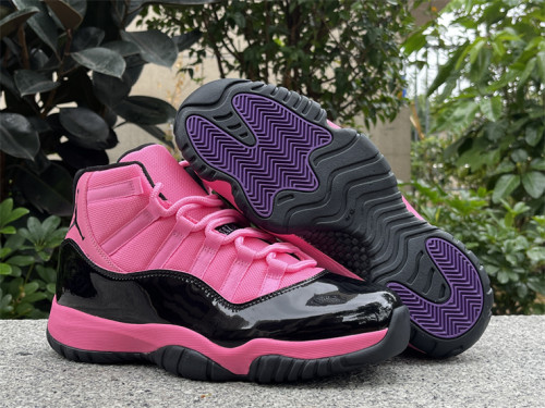 Authentic Air jordan 11 Black Pink CT8012-500