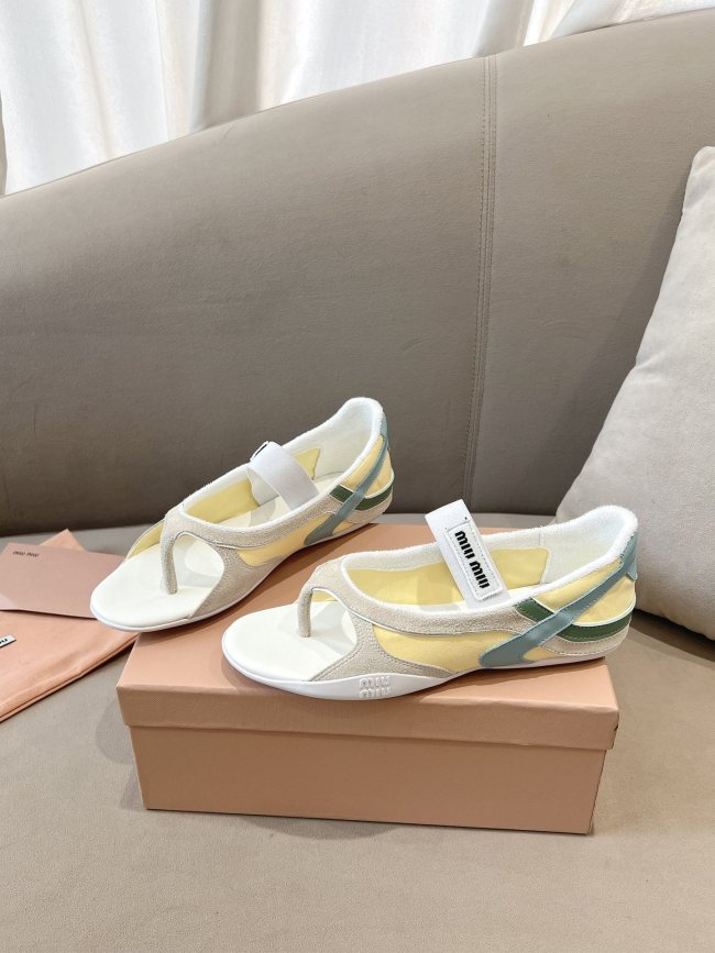 Miu Miu women slippers 1:1 quality-053