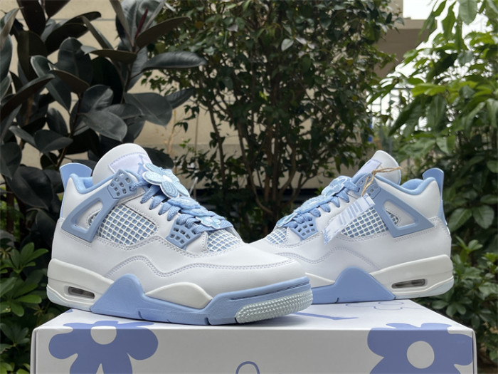 Authentic Air Jordan 4“ALUMINUM” Women