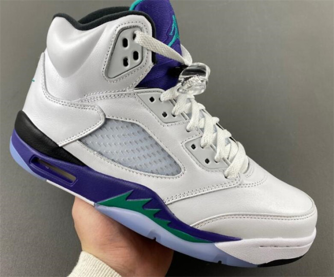 Authentic Air Jordan 5 “Grape” 2025