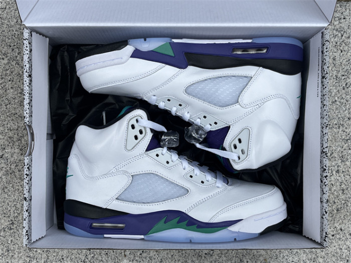 Authentic Air Jordan 5 Retro Grape 2025
