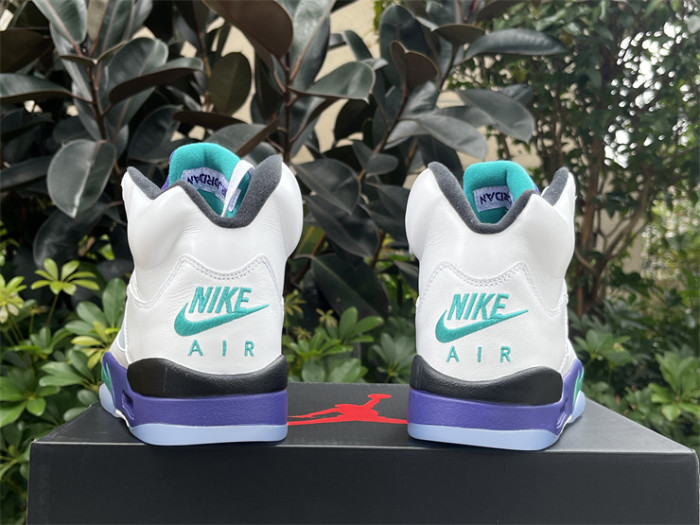 Authentic Air Jordan 5 Retro Grape 2025