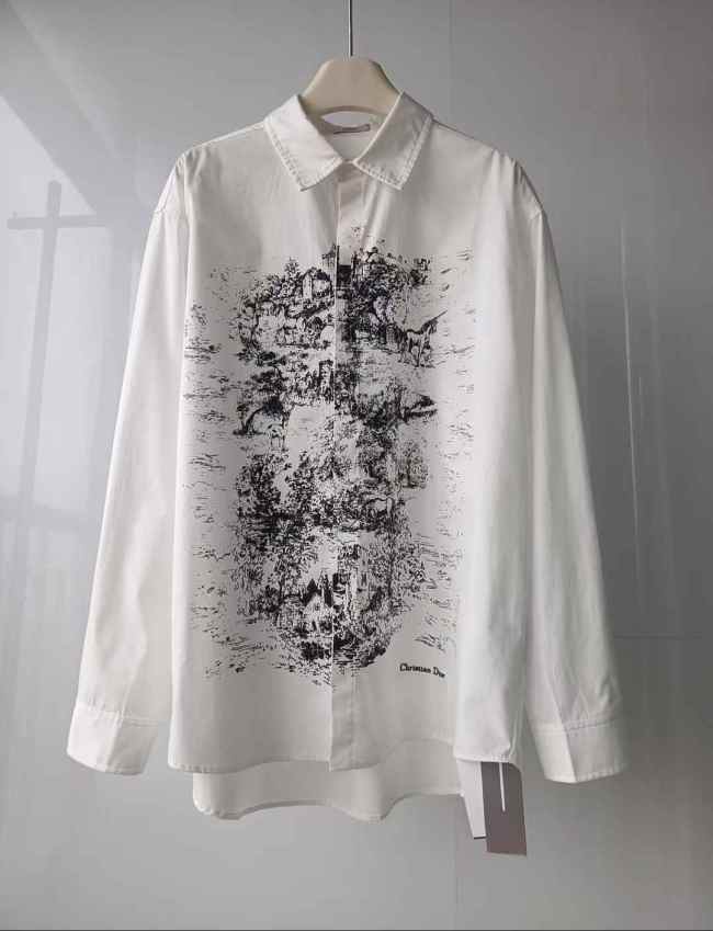 Dior Shirt High End Quality-599