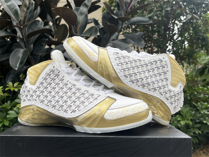 Authentic Trophy Room x Air Jordan 23 Retro White