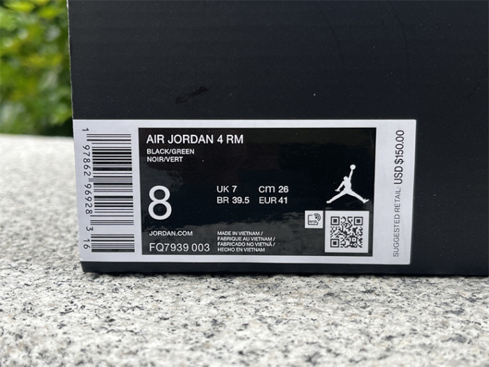 Authentic Air Jordan 4 RM “Gorge Green”