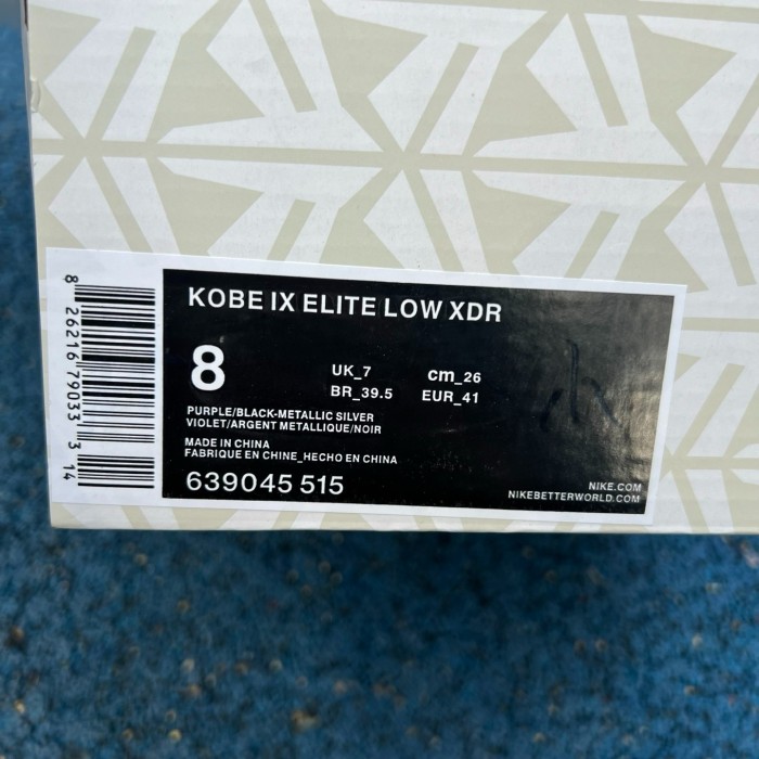 Authentic Nike Kobe 9 Elite Low 'Moonwalker'