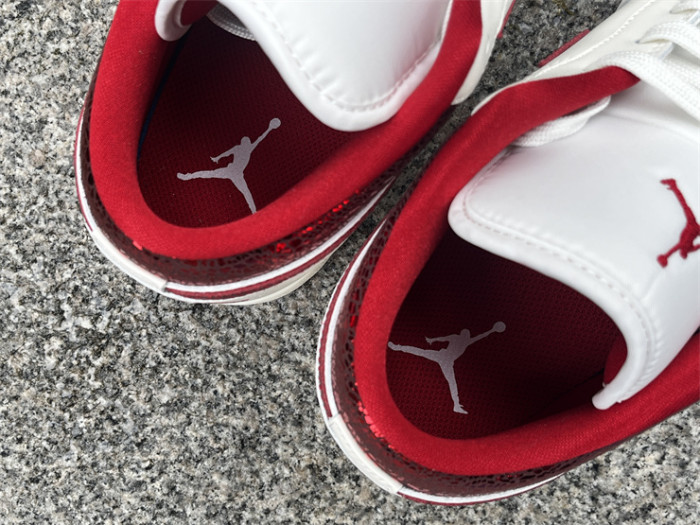 Authentic Air Jordan 1 Low Mints Another “Valentine’s Day”