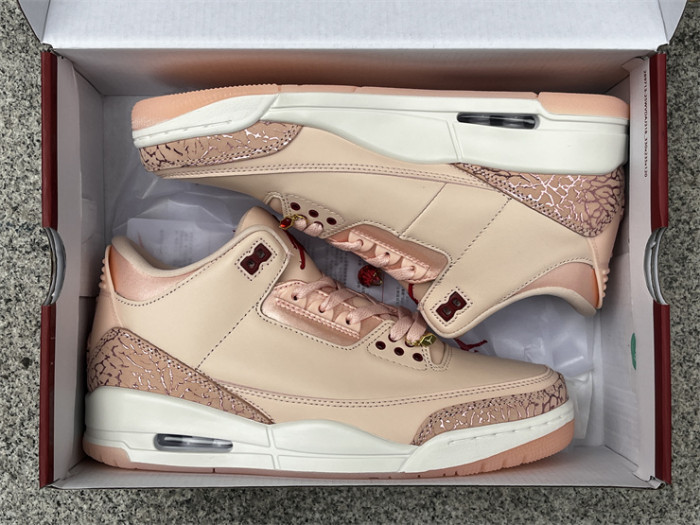 Authentic Air Jordan 3“Valentine's Day”