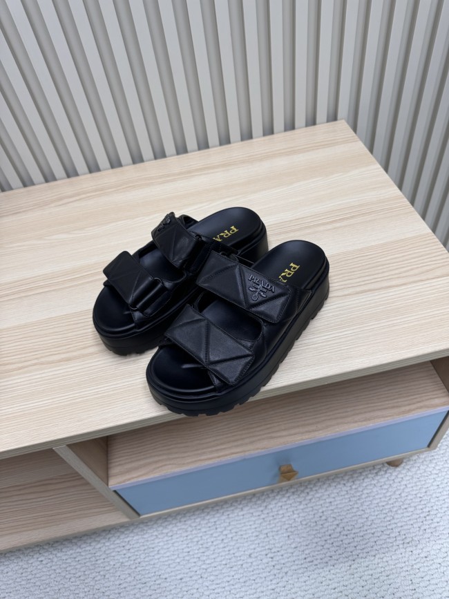 Prada women slippers 1:1 quality-127